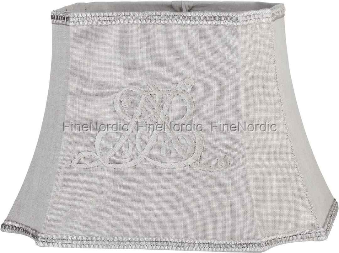 Lene Bjerre Lampeskjerm Plain Linen Linen 22x32 cm Lampeskjerm Plain Linen Grå | Lampeskjermer | KitchenTime