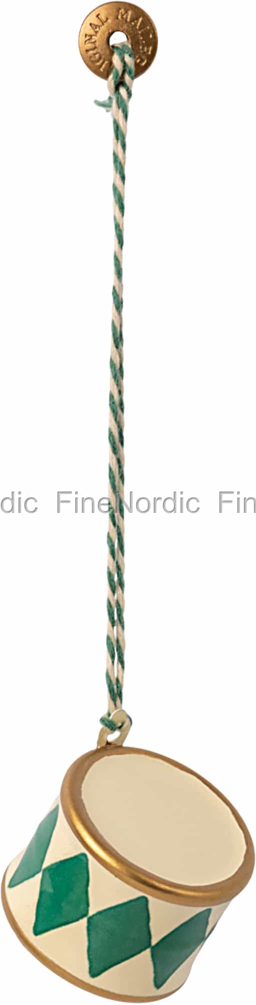 Maileg Ornament - Ornament Julepynt Stof Tromme i Blå